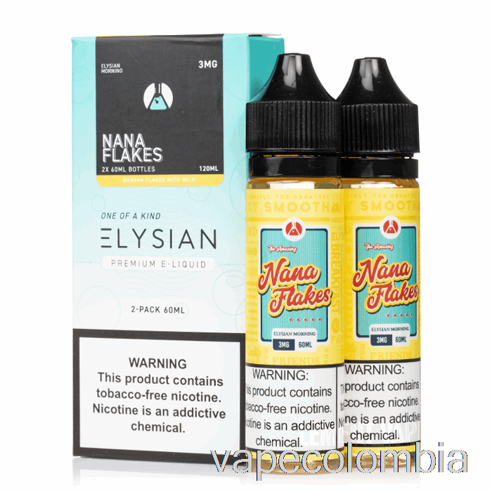 Kit Completo De Vapeo Nana Flakes - E-líquido De Elysian Labs - 120ml 0mg